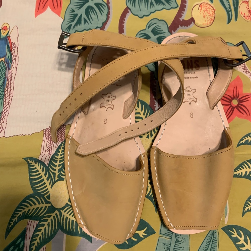 Abarca Pons Mustard w/strap